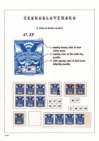 THE DOVE 5 H - 3rd PRINTING PLATE - STUDY – sheet 66