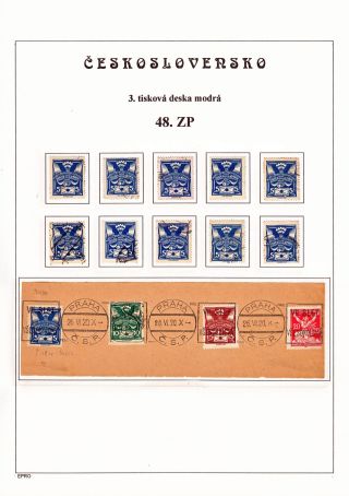 THE DOVE 5 H - 3rd PRINTING PLATE - STUDY – sheet 68
