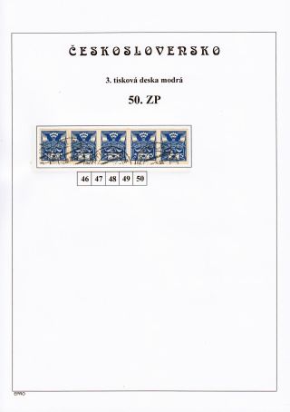 THE DOVE 5 H - 3rd PRINTING PLATE - STUDY – sheet 72