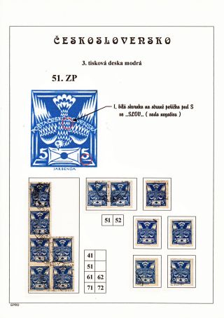 THE DOVE 5 H - 3rd PRINTING PLATE - STUDY – sheet 74
