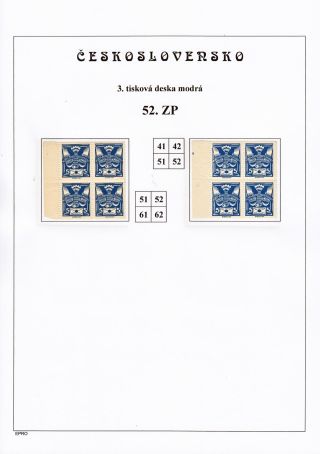 THE DOVE 5 H - 3rd PRINTING PLATE - STUDY – sheet 77