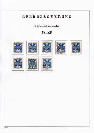THE DOVE 5 H - 3rd PRINTING PLATE - STUDY – sheet 84