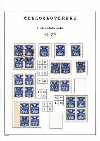 THE DOVE 5 H - 3rd PRINTING PLATE - STUDY – sheet 92