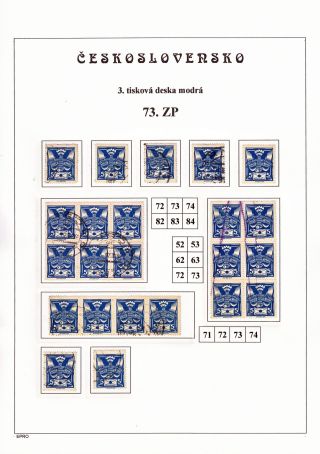 THE DOVE 5 H - 3rd PRINTING PLATE - STUDY – sheet 108