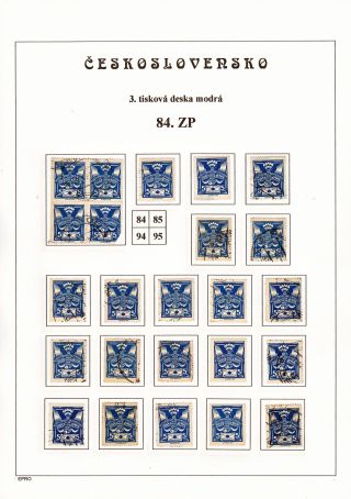 THE DOVE 5 H - 3rd PRINTING PLATE - STUDY – sheet 123