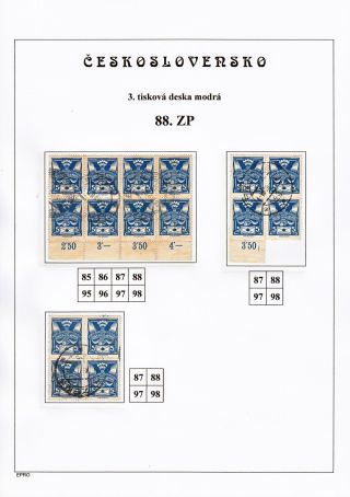 THE DOVE 5 H - 3rd PRINTING PLATE - STUDY – sheet 126