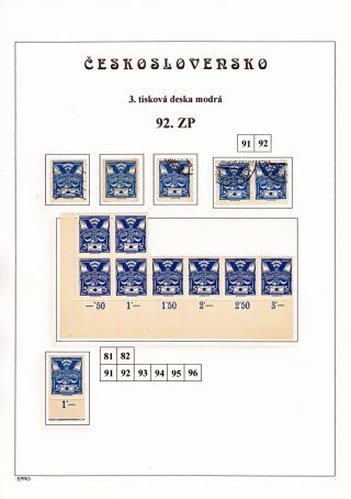 THE DOVE 5 H - 3rd PRINTING PLATE - STUDY – sheet 134