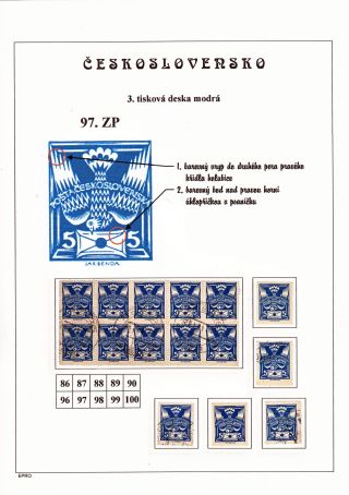 THE DOVE 5 H - 3rd PRINTING PLATE - STUDY – sheet 142