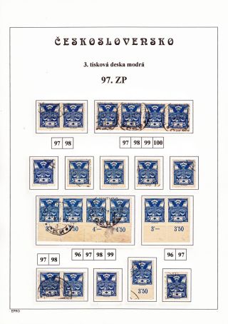THE DOVE 5 H - 3rd PRINTING PLATE - STUDY – sheet 143