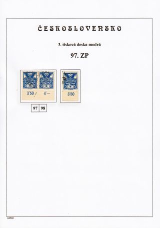 THE DOVE 5 H - 3rd PRINTING PLATE - STUDY – sheet 144
