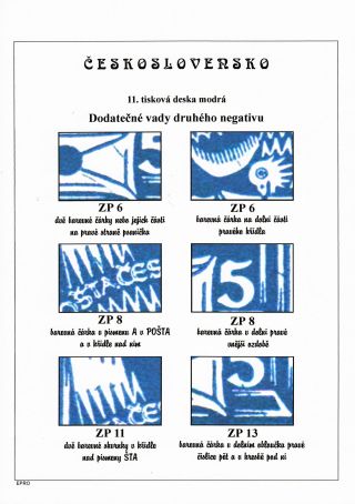 THE DOVE 5 H - 11th PRINTING PLATE - STUDY – sheet 4