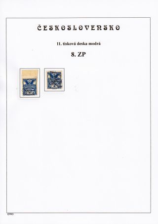 THE DOVE 5 H - 11th PRINTING PLATE - STUDY – sheet 17
