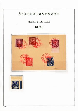 THE DOVE 5 H - 11th PRINTING PLATE - STUDY – sheet 20