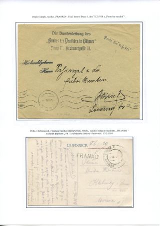 THE FIRST YEAR OF CZECHOSLOVAKIA – sheet 5