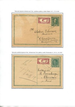 THE FIRST YEAR OF CZECHOSLOVAKIA – sheet 8