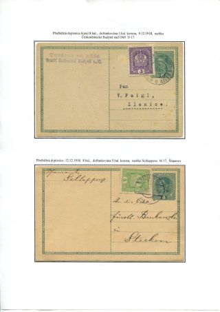 THE FIRST YEAR OF CZECHOSLOVAKIA – sheet 10