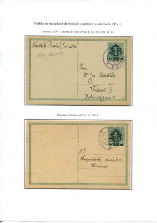 THE FIRST YEAR OF CZECHOSLOVAKIA – sheet 18