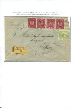 THE FIRST YEAR OF CZECHOSLOVAKIA – sheet 36