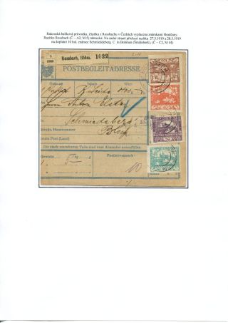 THE FIRST YEAR OF CZECHOSLOVAKIA – sheet 46