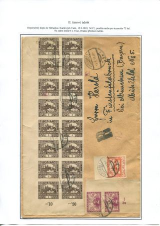 THE FIRST YEAR OF CZECHOSLOVAKIA – sheet 55