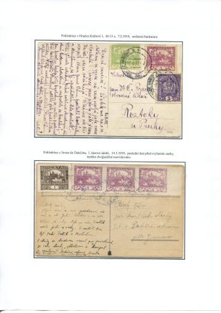 THE FIRST YEAR OF CZECHOSLOVAKIA – sheet 57
