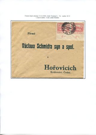 THE FIRST YEAR OF CZECHOSLOVAKIA – sheet 60