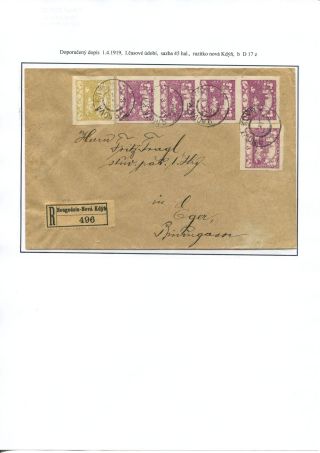 THE FIRST YEAR OF CZECHOSLOVAKIA – sheet 70