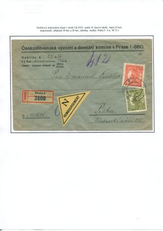 THE FIRST YEAR OF CZECHOSLOVAKIA – sheet 74