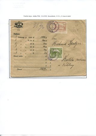 THE FIRST YEAR OF CZECHOSLOVAKIA – sheet 75