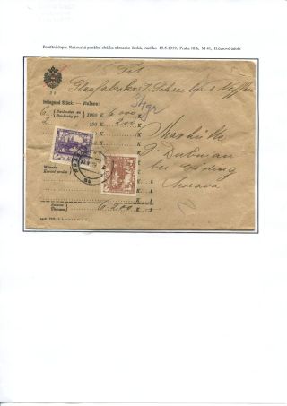 THE FIRST YEAR OF CZECHOSLOVAKIA – sheet 77
