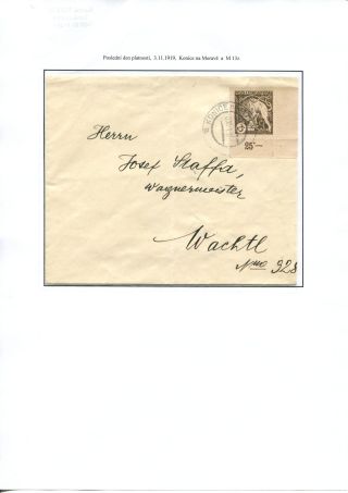 THE FIRST YEAR OF CZECHOSLOVAKIA – sheet 78