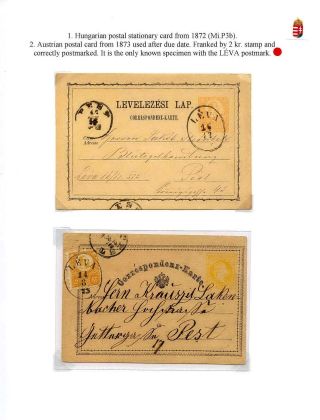 POSTWESENGESCHICHTE IN LEVICE – Blatt 34