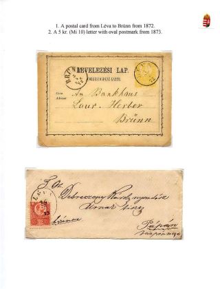 POSTWESENGESCHICHTE IN LEVICE – Blatt 39