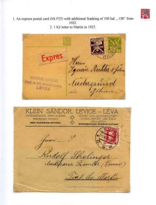 HISTORIE POŠTOVNICTVÍ V LEVICÍCH – list 67