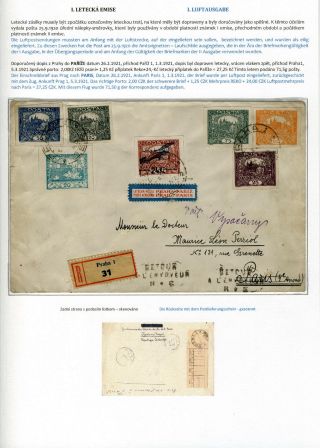 ČESKOSLOVENSKÁ LETECKÁ POŠTA 1920-1938 – list 3