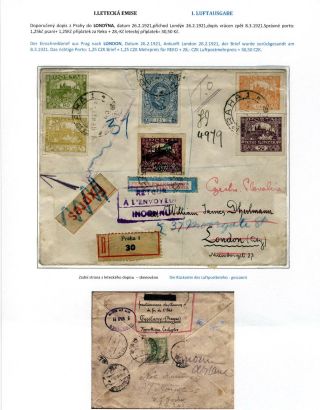 ČESKOSLOVENSKÁ LETECKÁ POŠTA 1920-1938 – list 5