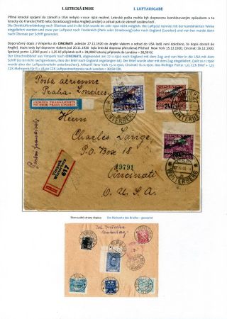 ČESKOSLOVENSKÁ LETECKÁ POŠTA 1920-1938 – list 7