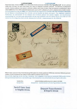 ČESKOSLOVENSKÁ LETECKÁ POŠTA 1920-1938 – list 9