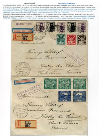 ČESKOSLOVENSKÁ LETECKÁ POŠTA 1920-1938 – list 12
