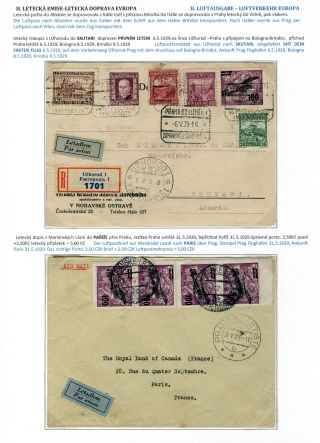 ČESKOSLOVENSKÁ LETECKÁ POŠTA 1920-1938 – list 28