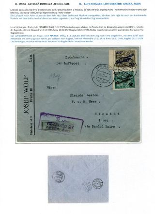 ČESKOSLOVENSKÁ LETECKÁ POŠTA 1920-1938 – list 38
