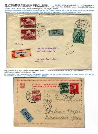ČESKOSLOVENSKÁ LETECKÁ POŠTA 1920-1938 – list 50