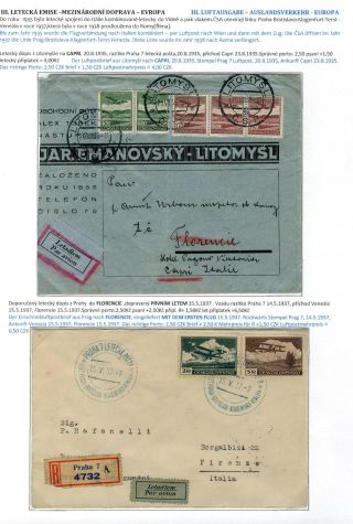 ČESKOSLOVENSKÁ LETECKÁ POŠTA 1920-1938 – list 55
