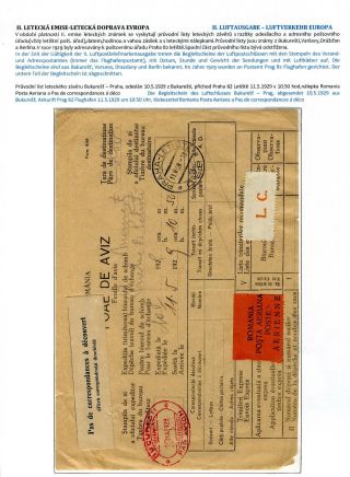 ČESKOSLOVENSKÁ LETECKÁ POŠTA 1920-1938 – list 80