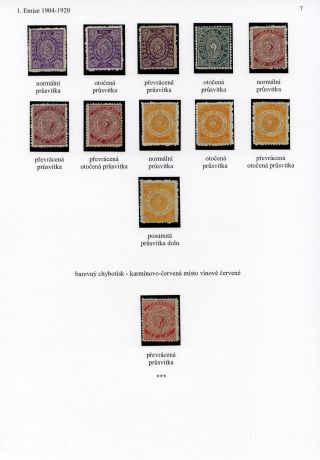 BRIEFMARKEN VON TRAVANCORE  UND TRAVANCORE-COCHIN 1888-1951 – Blatt 7