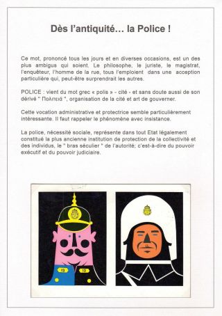 FROM ANCIENT .... POLICE! – sheet 1