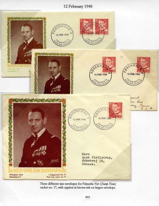DÁNSKO - VYDÁNÍ FREDERIK IX 1948-1960 NA OBÁLKÁCH PRVNÍHO DNE – list 5