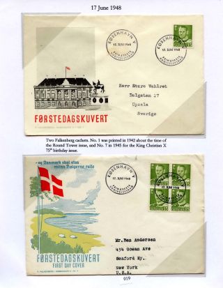 DÁNSKO - VYDÁNÍ FREDERIK IX 1948-1960 NA OBÁLKÁCH PRVNÍHO DNE – list 19