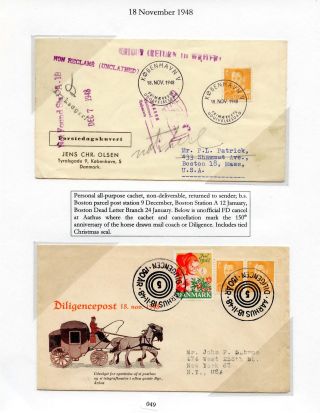 DÁNSKO - VYDÁNÍ FREDERIK IX 1948-1960 NA OBÁLKÁCH PRVNÍHO DNE – list 49