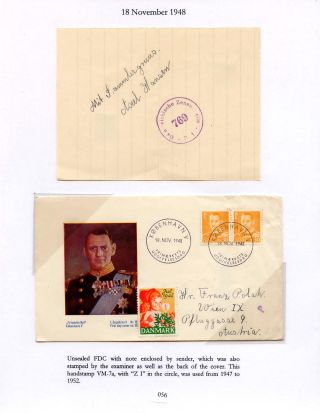 DÁNSKO - VYDÁNÍ FREDERIK IX 1948-1960 NA OBÁLKÁCH PRVNÍHO DNE – list 56